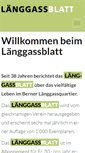 Mobile Screenshot of laenggassblatt.ch