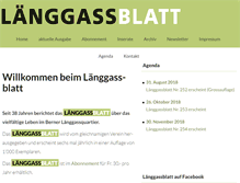 Tablet Screenshot of laenggassblatt.ch